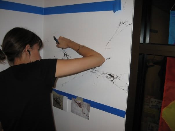 Melissa drawing in 2009